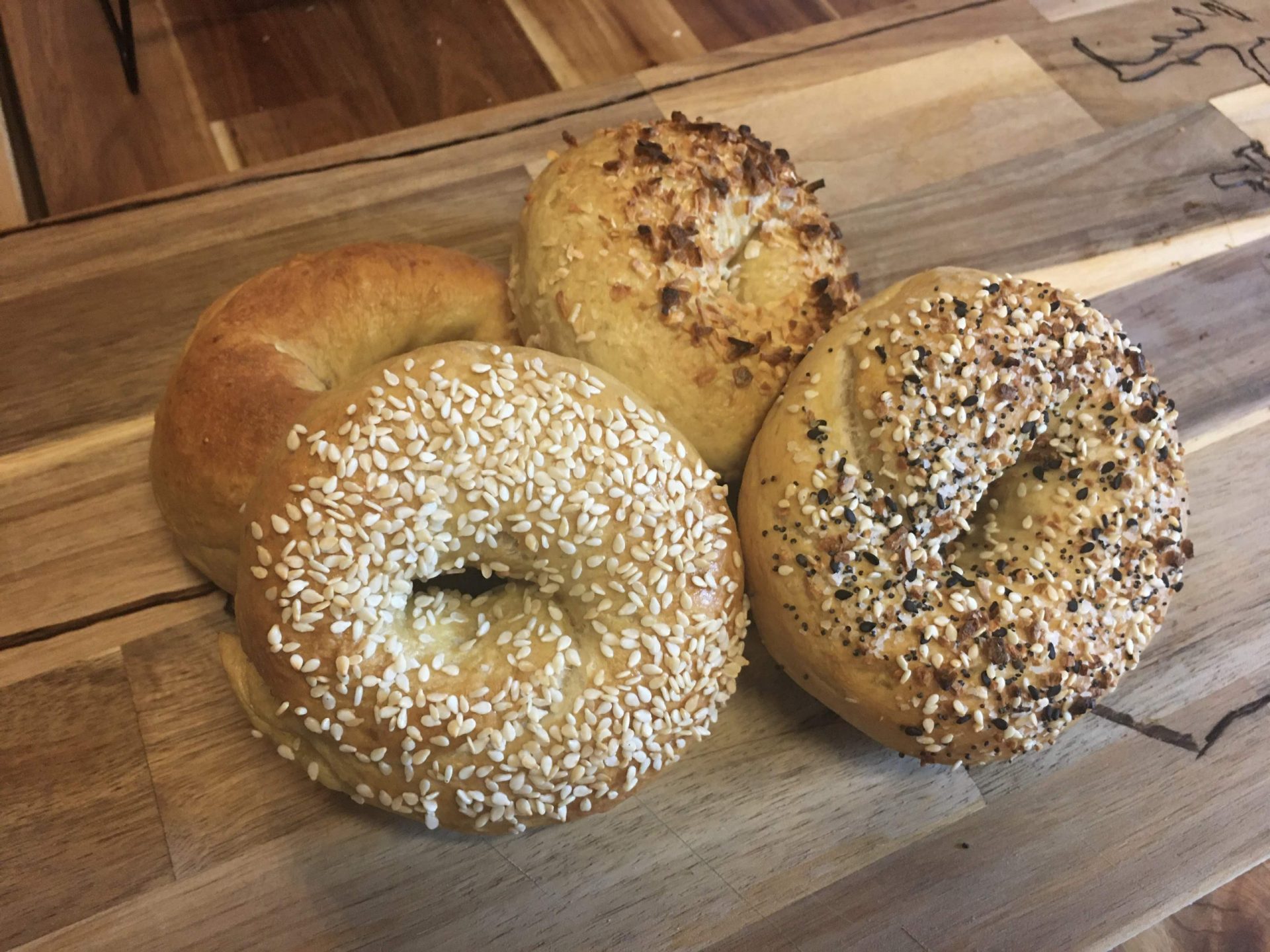 BagelGram NC!!! Hand Rolled, Boiled and Baked Sourdough Bagels