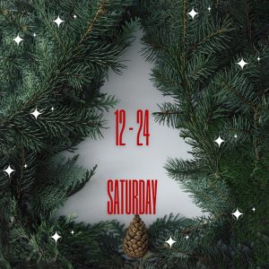 December 24th - Saturday - Zone 1 & Zone 2 Delivery